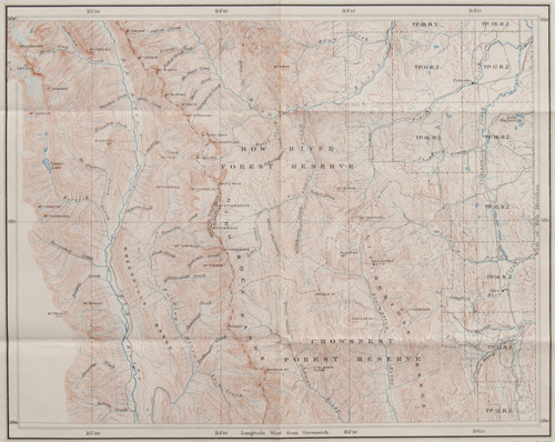 Upper Elk and Upper Highwood Rivers 1920 geological survey